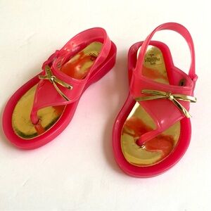 Baby Deer Toddler Hot Pink Fuchsia Jelly Sandal Size 6